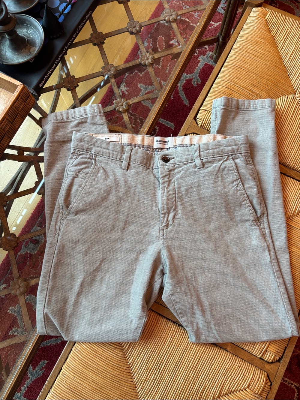 Jack & Jones Olive Marco Slim Chinos 31x30
